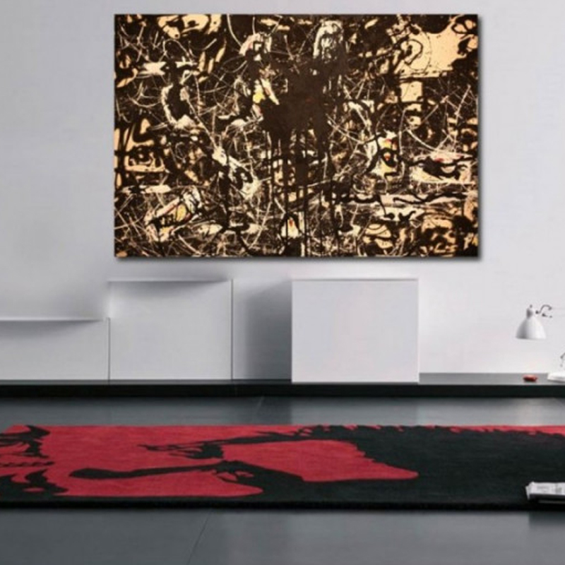 Πίνακας σε καμβά με Ζωγραφική Pollock abstract